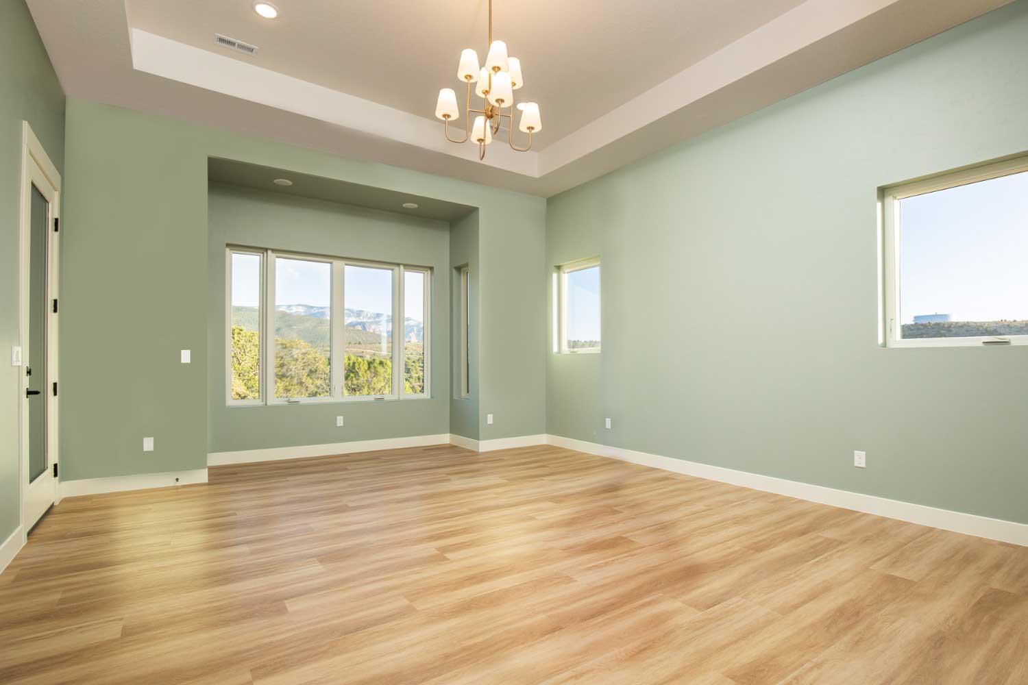 Primary bedroom's view of the mountains