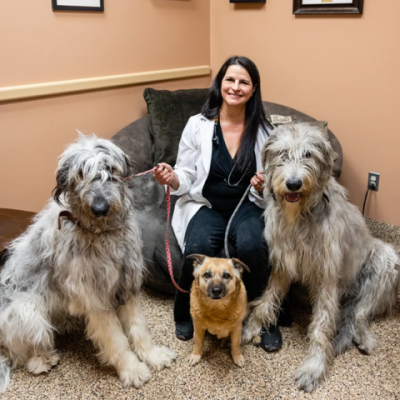 Kim Vanderholm With Pups